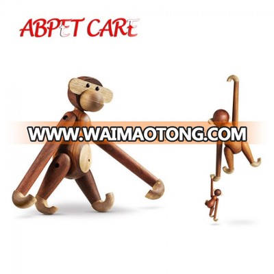 Denmark solid wood puppet decorative pet Monkey