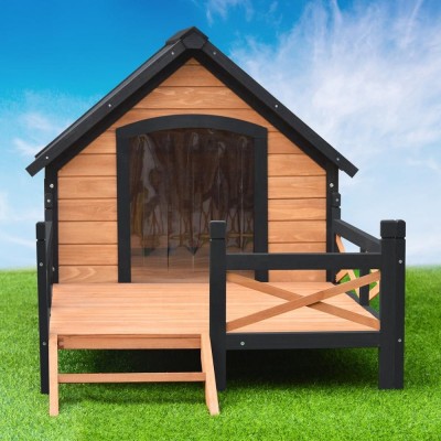 Wholesale factory wooden weatherproof Pet dog house Dog Kennel